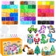 thumbnail image 1 of Kit Fuse Beads AJAZPER, 72 colores, 5 mm, con tableros perforados y accesorios, 1 of 8
