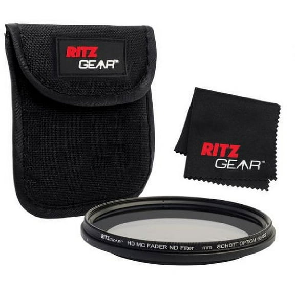 Ritz Gear 55mm Premium HD MC Fader ND Filter with Schott Optical Glass