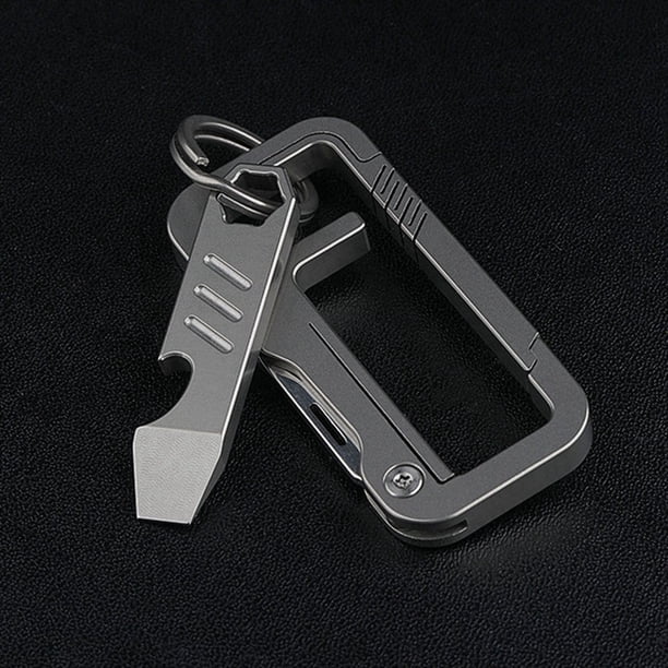 Mini Palanca Multifuncional, Abridor de , Llave Hexagonal, Herramienta Multifuncional Portátil para Exteriores, Equipo de Camping
