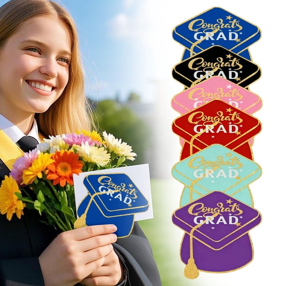 Cosmug Congrats Grad Cards Under $10 for Graduation Party, Greeting, Gift Giving, Party Decor, Graduation Cards