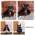 thumbnail image 3 of Halloween Dog Costume, Vampire Cosplay Halloween Dog Dress, Cat Dressing Up Cloak Pet Devil Costume Cape for Cats Small Medium Dogs (Neck Girth 10"-14",Ruby), 3 of 5