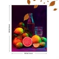 thumbnail image 3 of Citrus Fruits & Beverage Canvas Print Wall Art for Kitchen Living Room Cafe Restaurant Bar, 3 of 8