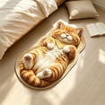 thumbnail image 3 of AMARHH Cat Shaped Fluffy Plush Floor Mat, Washable Faux Fur Animal Rug for Home Bedroom Living Room, Soft Cozy Bedside Decor Accent for Cat Lover Gift, 3 of 6