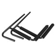 thumbnail image 1 of HURRISE Kayak Rack Canoe Carrier Wall Bracket Paddle Storage Holder with Fittings Accessory, Kayak Rack, Kayka Bracket Black, 1 of 8