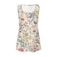 thumbnail image 6 of Summer Tops for Women Over 50 Tie Front Women Lace Tops And Blouses Oversized Button Down Shirts for Women, 6 of 6