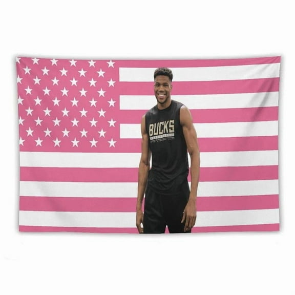 Giannis Art Antetokounmpo wall tapestry poster for college dorm cave bedroom living room office party decoration gift