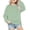 Light Green, variant on Arshiner Girls Crewneck Sweatshirt Long Sleeve Pullover Tops Drop Shoulder Side Split Sweatshirts