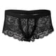 thumbnail image 1 of 2x Men Calzoncillos Ropa Interior Lencería Negro tal se describe Colco bragas de encaje floral para hombres, 1 of 8
