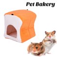 thumbnail image 1 of Visland Hamac pour Pain Grillé Douillet Aspect Réaliste avec Trous de Suspension Épaissi Chaud Confortable Lit pour Animal de Compagnie Maison pour Petits Animaux Rongeur/cobaye/rat, 1 of 7