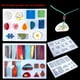 thumbnail image 3 of Juego de moldes de fundición de resina, 277 piezas, para joyería con accesorios, 3 of 8