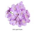 thumbnail image 2 of 10 bolsas de tela de seda Wosthever cabeza de hortensia simulación Decoración de bodas color violeta claro, 2 of 6