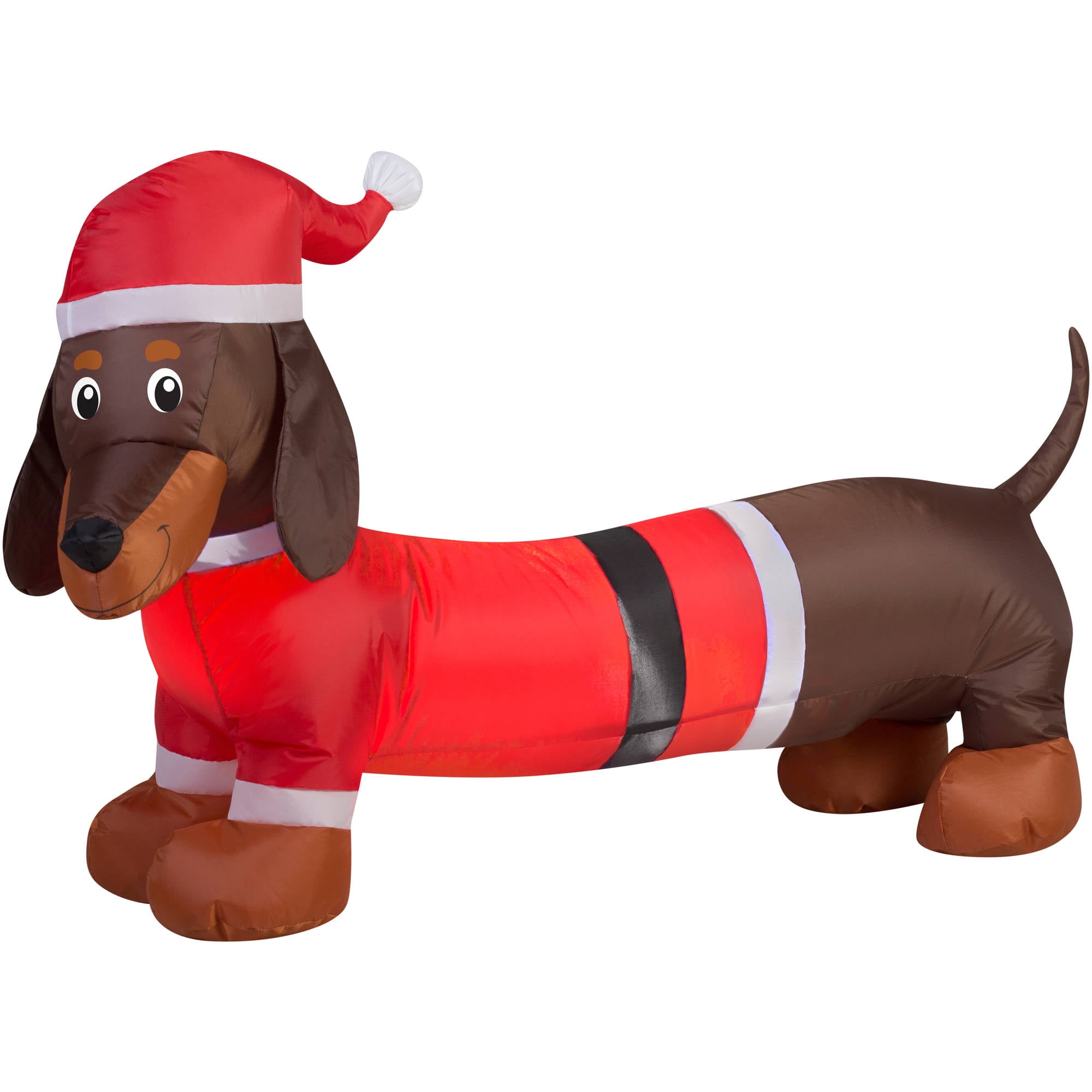 Holiday Time 4ft Weiner Dog Inflatable Walmart Com