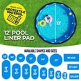thumbnail image 4 of Pool Liner Pad Shop Square para piscinas elevadas de 12 pies, 4 of 7