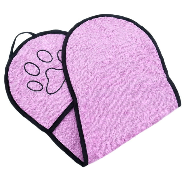 Dog Towel Water Absorbent: Large Quick Drying Puppy Bath Towel Pet Shower Towel