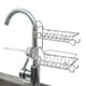 thumbnail image 4 of Estante de almacenamiento de grifo de acero inoxidable, organizador de Caddy para fregadero, soporte de esponja duradero, 4 of 14