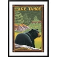 thumbnail image 2 of Art.com Bear in Forest - Lake Tahoe, California Art Print by Lantern Press, Black Frame Wall Art, 23" x 29", 2 of 5
