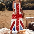 thumbnail image 3 of British Flag with Patterned Quilt Design Sleeveless Dress Loose Women's Dress Dresses Luxury Evening Dresses, 3 of 9