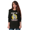 thumbnail image 4 of Woodsy Owl Don't Litter Retro Cartoon Long Sleeve TShirt Men Women Brisco Brands S, 4 of 6