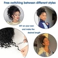 thumbnail image 3 of Messy Curly Hair Bun Extension Synthetic Tousled Updo Drawstring Ponytail Hairpiece, 3 of 6