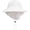 White, variant on WTOBBY Toddler Sun Hat for Ages 1 to 3 Years, Baby Beach Hat with Wide Neck Flap Protection, UPF 50 Infant Hat for Outdoor Play and Family Vacations,Gray L