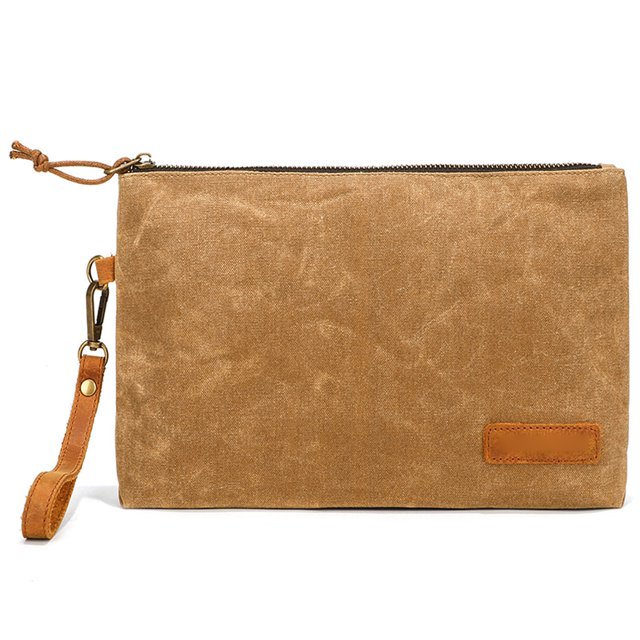 Nuevo neceser de viaje simple retro, bolsa de almacenamiento de viaje, bolsa de maquillaje, bolso con cuello de mano, amarillo