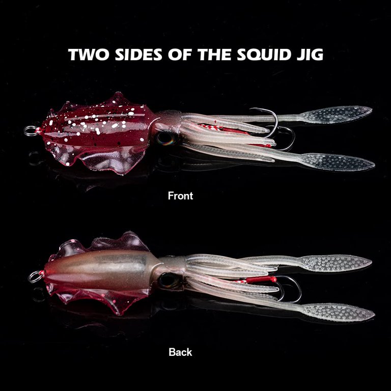 Soft PVC Saltwater Pre-Rigged Creature Squid Jigs Actopus Jig