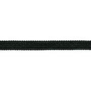 7/8" (2cm) Basic Solid Collection Gimp Braid Trim # 0078SGC, Pure Black #K9 (Jet Black) 24 Yards (72 ft/21.5m)