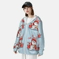 thumbnail image 3 of Gaeub merry Christmas rabbit Men's and Women's UPF 50+ Long-Sleeved Sun Protection Clothing, Fishing Shirt Long Sleeve Zip-Large, 3 of 7