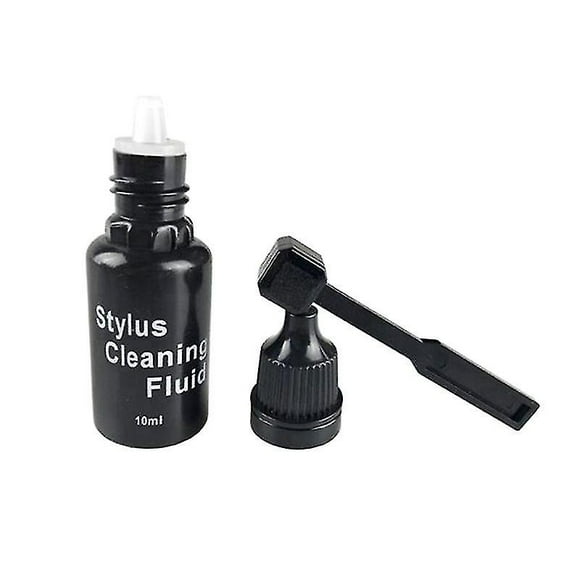 10ml Vinyl Records Cleaning Fluid With Needle Cleaner Brush Lp Phonograph Record Turntables Cleaning