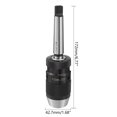 thumbnail image 3 of Portabrocas sin Llave MT2, Montura de Cono Morse Ajustable 1/32-1/2 (1mm-13mm) 3 Mordazas, para Tornos Fresadora Taladradora, 3 of 6