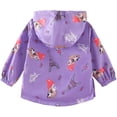 thumbnail image 3 of Toddler Girls Raincoat Waterproof Rain Jacket Pants Suit with Hooded, 3 of 6