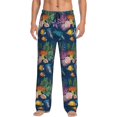 thumbnail image 1 of Fotbe Undersea Animals Pantalones de Pijama para Hombre, Pantalones de Dormir, Pantalones de Casa con Cintura Ajustable y Bolsillos-Small, 1 of 6
