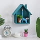 thumbnail image 1 of Estante de Pared con Forma de Casita para Paredes de Madera Maciza, Ideal para Habitación Infantil, Guardería, Comedor, Estantería Decorativa de Madera, Expositor Decorativo., 1 of 6