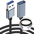thumbnail image 4 of YIGSECU Flexible USB3.0 Extension Cord for Extending Connection to Computers and Peripherals for USB Keyboards,Mouse, Tablet, 4 of 7
