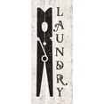 thumbnail image 3 of Reed, Tara 10x18 Black Modern Framed Museum Art Print Titled - Laundry Room Humor vertical I-Clothespin, 3 of 5