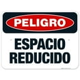 thumbnail image 1 of Danger Confined Space Spanish Sign, OSHA Danger Sign, 18x24 Aluminum, 1 of 1