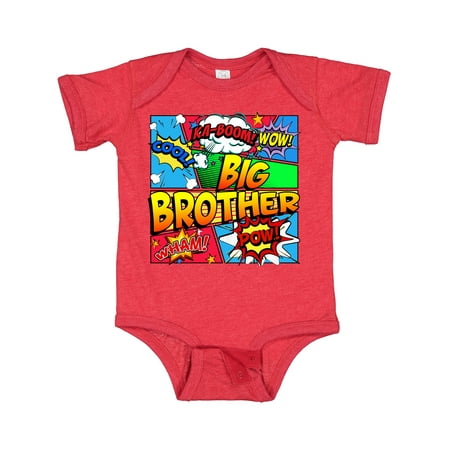 

Inktastic Big Brother Comic Book Gift Baby Boy Bodysuit