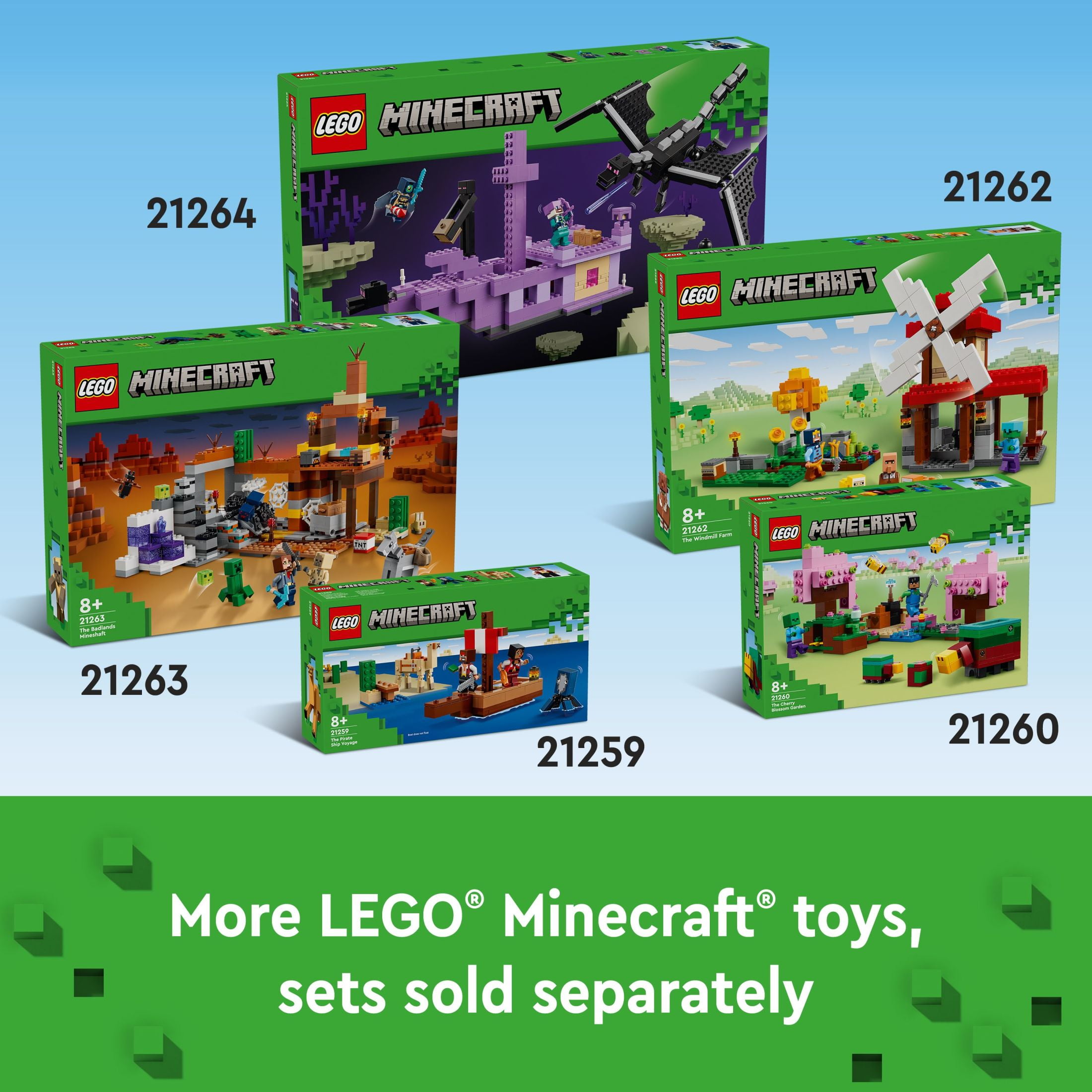 LEGO Minecraft The Wolf Stronghold Fortress Playset, Video Game