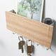 thumbnail image 2 of Teissuly Wall Mounted Key Rack Non Perforated Solid Wood Iron Rack Sundries Storage Rack Teissuly WER202312130255, 2 of 2