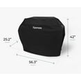 thumbnail image 2 of Kenmore Grill Cover, 56-Inch for 4-Burner Gas Grill, Black, 2 of 14