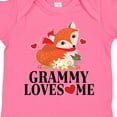 thumbnail image 4 of Inktastic Grammy Loves Me Woodland Fox Girls Baby Bodysuit, 4 of 5
