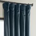 thumbnail image 6 of HPD Half Price Drapes Avalon Blue Heritage Plush Velvet Room Darkening Curtains for Bedroom & Living Room Curtains (1 Panel), Window Curtains 84 inches long, Rod Pocket Curtains & Drapes, 50W X 84L, 6 of 12