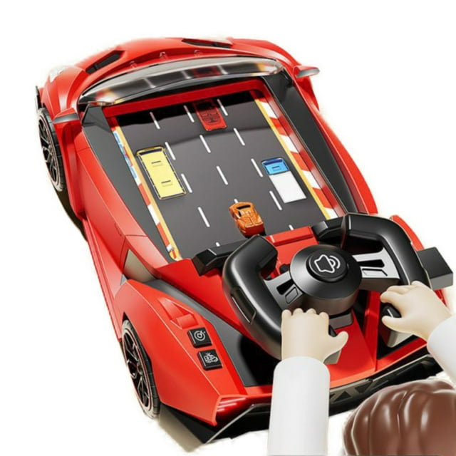 Simulateur de Conduite 2025 Nouveau Volant de Conduite Jouet Simulation Volant Interactif pour Enfants 3+ 100 à Passer