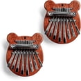 thumbnail image 1 of Symmetry Finger Thumb Piano, 8 Key Exquisite Finger Thumb Piano, Finger Thumb Piano, Mini Thumb Piano, Kalimba 8 Key Exquisite for People of All Ages and Music Lovers 2PCS,Multicolor,C, 1 of 7
