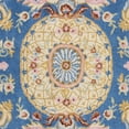 thumbnail image 6 of SAFAVIEH Savonnerie SAV120M Handmade Blue / Ivory Rug, 6 of 7