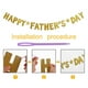 thumbnail image 2 of BRIGHTFUFU 1 UNID DÍA DE PADRE DE PAPEL DE PAPEL DE MUJER DE PAPEL DE PAPEL DE PANTALLA DE PANTALLA DE BANNER, 2 of 8