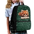 thumbnail image 3 of Uourmeti Red Panda Science Print Large Capacity Backpack, Fine Craftsmanship Multiple Pockets School Backpack Side Mesh Pockets Student Bookbag, 3 of 6
