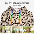 thumbnail image 4 of Lsque Dachshund Pattern Casual Women's Hoodie,Hooded Sweatshirt with Kangaroo Pocket,Pullover Hoodie with Eye-catching Drawstrings-Medium, 4 of 7