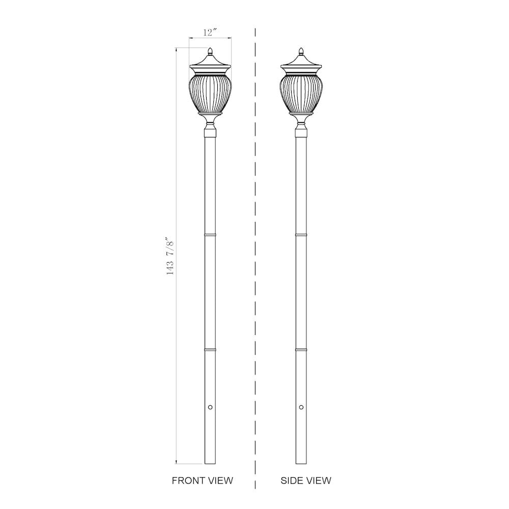 Z-Lite 4 Light Outdoor Post Mounted Fixture