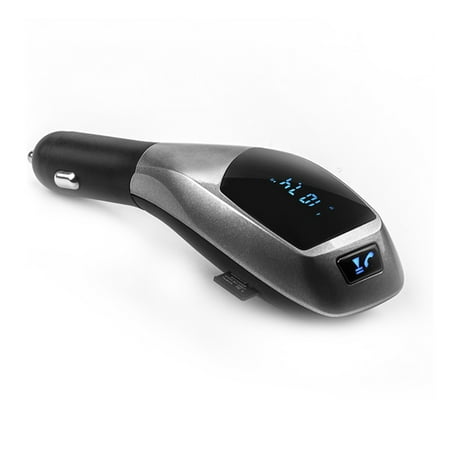 - Car FM Transmitter Wireless Bluetooth Car Kit for Handsfree Car Radio Receiver support SD/TF Card USB FM Transmitter Modulator LCD MP3 Player USB Charger